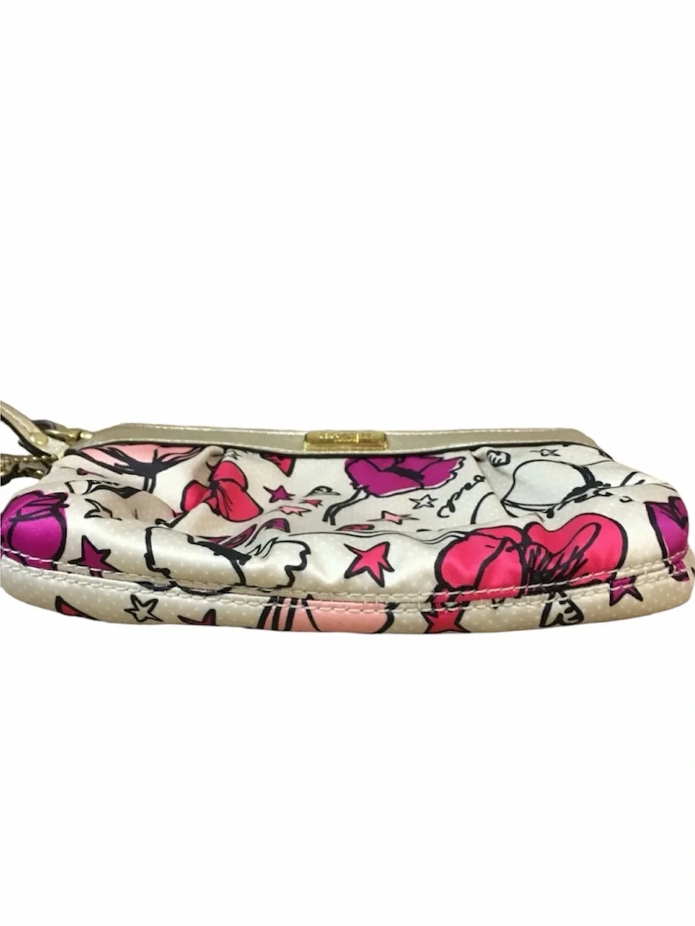 Coach Poppy Kyra Limited Edition Floral Daisy Wristlet